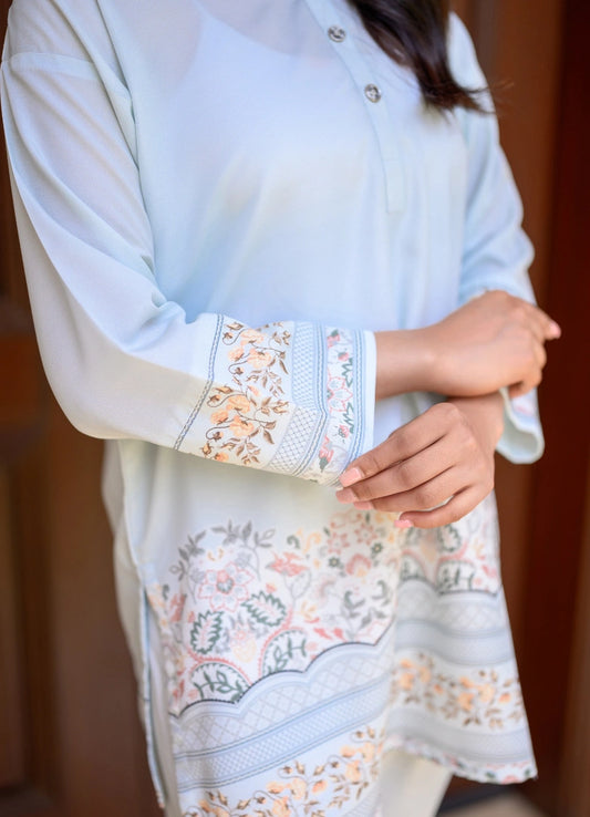 Floral Aqua